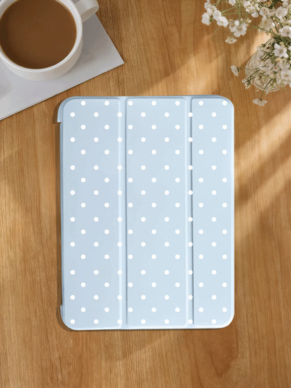 2025 Polka Dot & Minimalist Pattern Tablet Protective Case, Suitable For IPad 7/8/9/10th Gen/Pro 12.9/Pro 11/11th Gen(A16), Galaxy Tab S6 Lite/Galaxy Tab A11+ 2025, Provides Soft Shock-Proof Protectio
