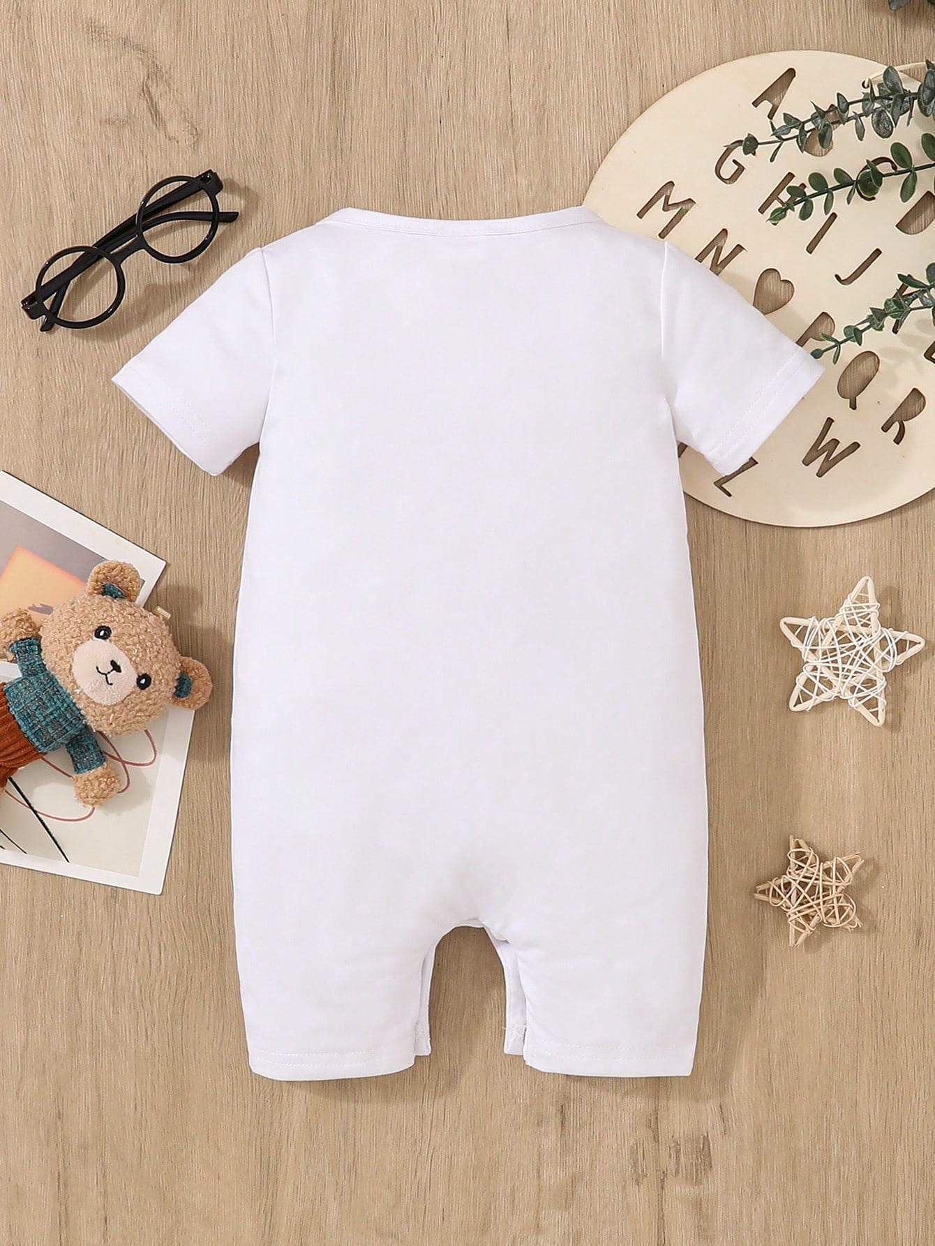 2026 Spring/Summer New Arrival Baby Unisex Casual Short Sleeve Romper