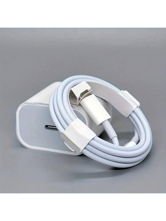 20W Fast Charging Adapter Set- Includes 20W Charger Head + 3.3ft/100cm High-Efficiency Fast Charging Data Cable, Compatible With IPhone 14 Pro Max/14 Pro/14 Plus/14/13/12/11/XS/XR/8/7/6, Series