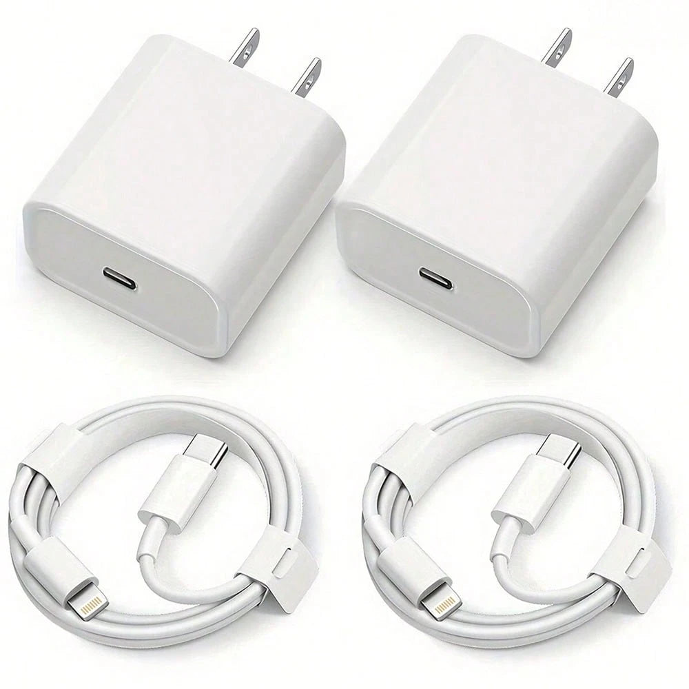 20W Fast Charging Adapter Set- Includes 20W Charger Head + 3.3ft/100cm High-Efficiency Fast Charging Data Cable, Compatible With IPhone 14 Pro Max/14 Pro/14 Plus/14/13/12/11/XS/XR/8/7/6, Series