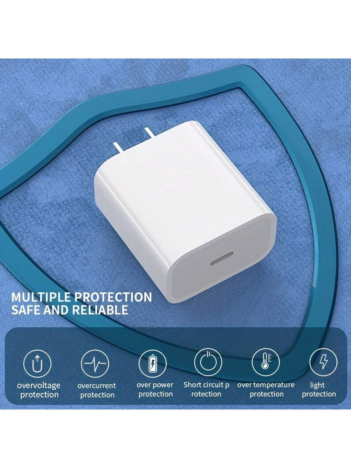 20W Fast Charging Adapter Set- Includes 20W Charger Head + 3.3ft/100cm High-Efficiency Fast Charging Data Cable, Compatible With IPhone 14 Pro Max/14 Pro/14 Plus/14/13/12/11/XS/XR/8/7/6, Series