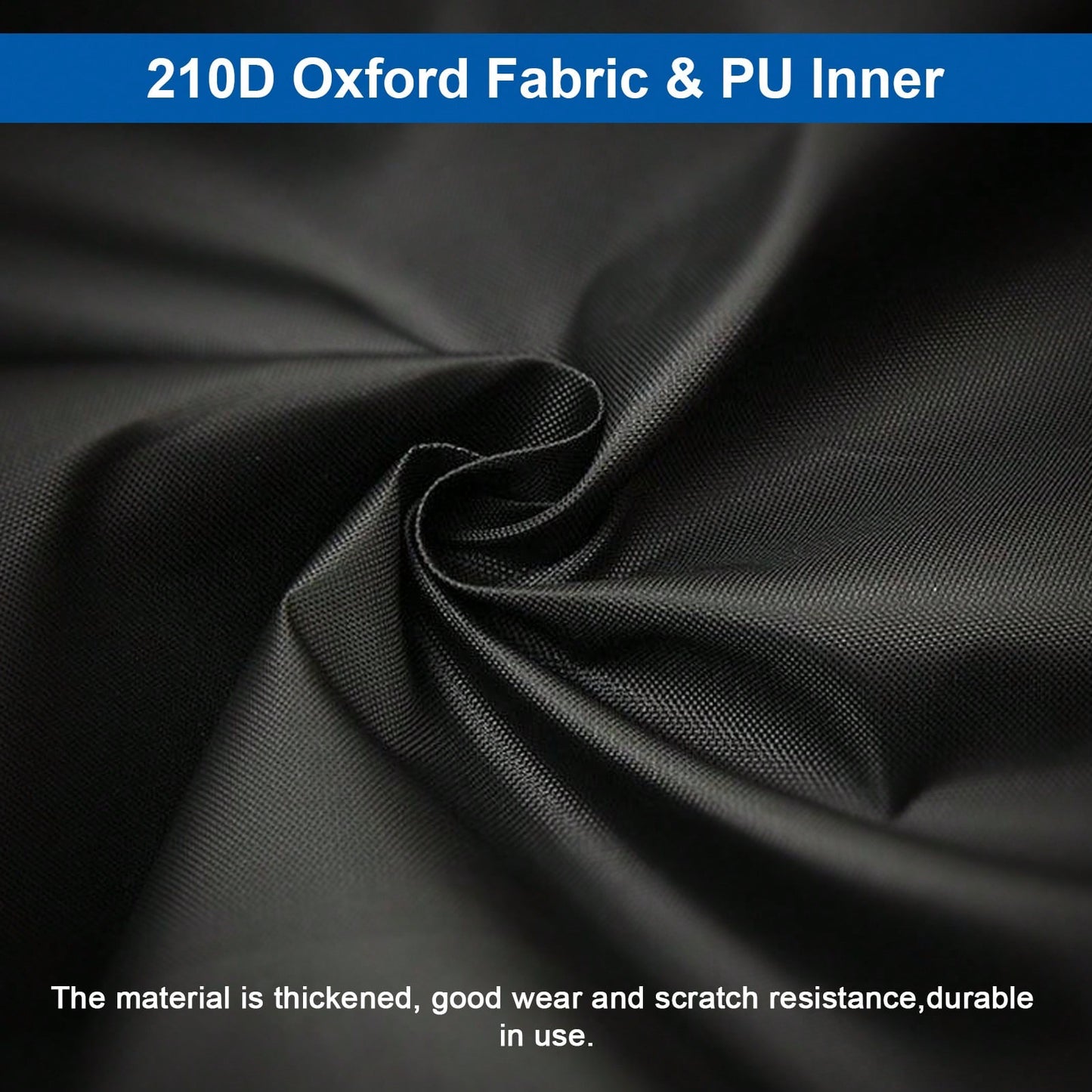 250*80*65 Inch Pickup Truck Car Cover 210D PU Waterproof Heavy Duty All Weather Outdoor Full Car Cover With Reflective Strips, Windproof Straps, UV Protection, Scratch & Dust Resistant, Tear Resistant