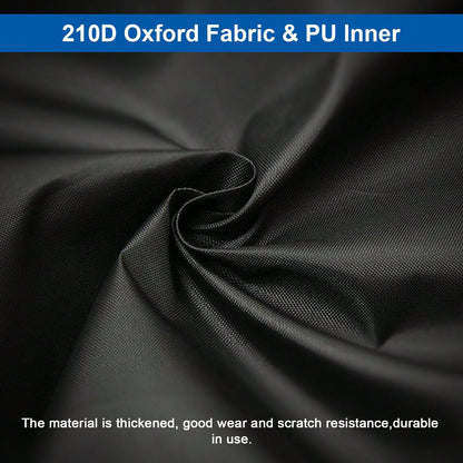 250*80*65 Inch Pickup Truck Car Cover 210D PU Waterproof Heavy Duty All Weather Outdoor Full Car Cover With Reflective Strips, Windproof Straps, UV Protection, Scratch & Dust Resistant, Tear Resistant