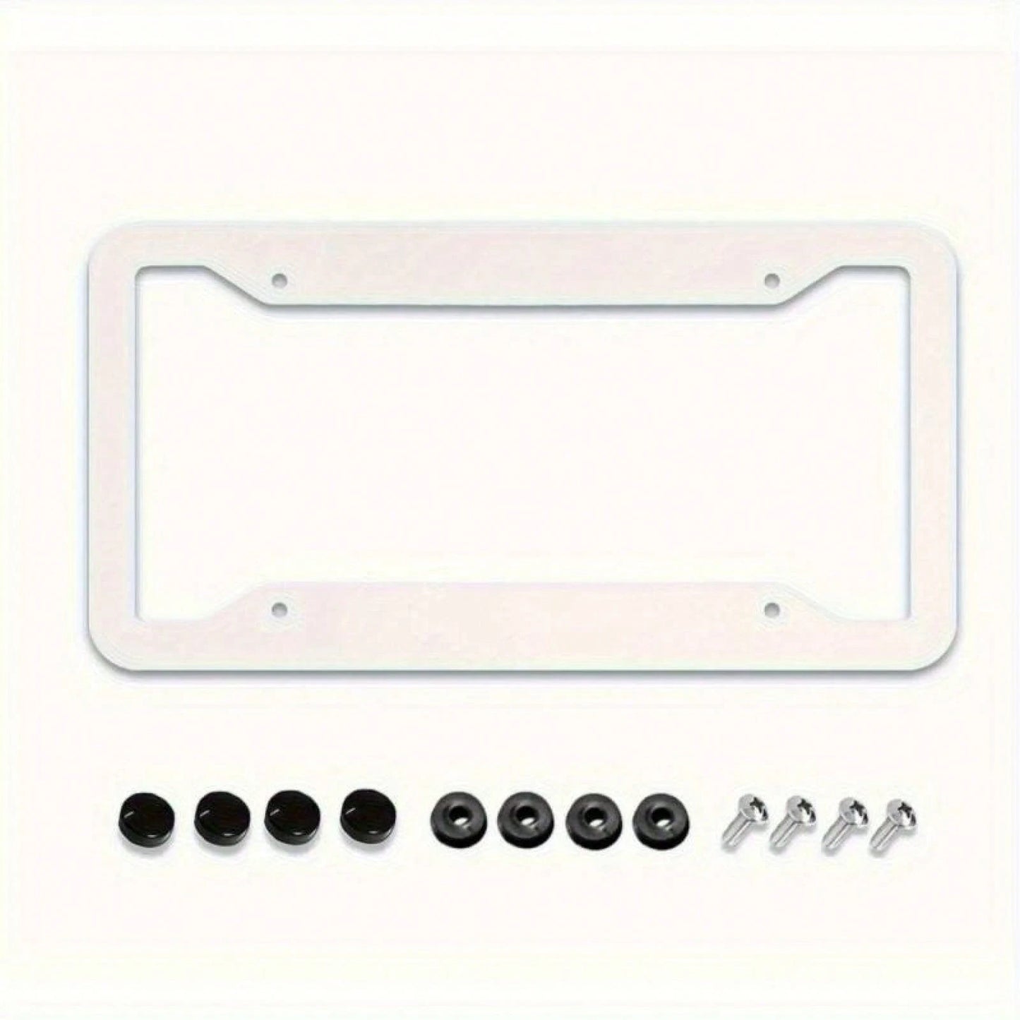 2D Flat, A Metal License Plate Frame| 12x6inch Aluminum,Black Leopard Print,Suitable For Sedans,SUV,Pickup Trucks And Commercial Vehicles,Includes Mounting Screws And Washers,Car Decor,License Plat