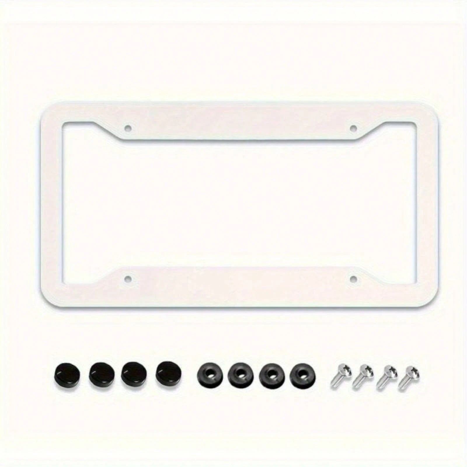 2D Flat, A Metal License Plate Frame| 12x6inch Aluminum,Black Leopard Print,Suitable For Sedans,SUV,Pickup Trucks And Commercial Vehicles,Includes Mounting Screws And Washers,Car Decor,License Plat
