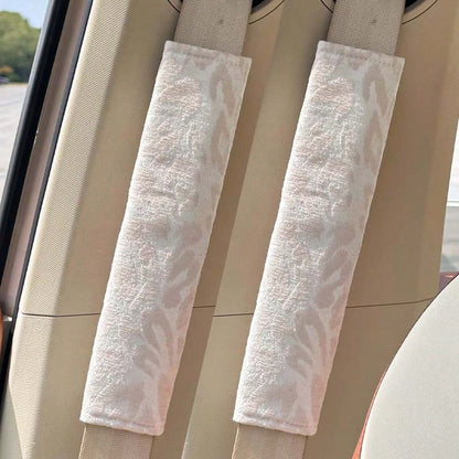 2pcs/1pc Car Seat Belt Shoulder Protector Leopard Print Car Seat Belt Protector Car Interior Supplies Seat Belt Cover Car Accessories
