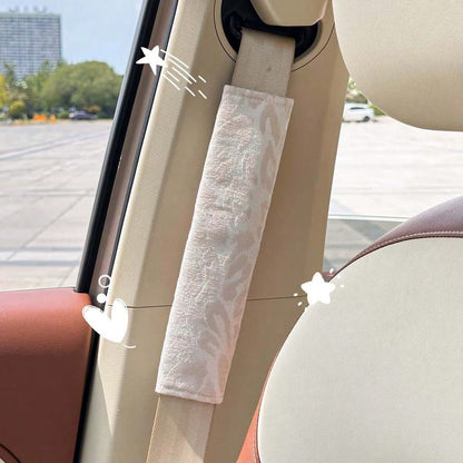 2pcs/1pc Car Seat Belt Shoulder Protector Leopard Print Car Seat Belt Protector Car Interior Supplies Seat Belt Cover Car Accessories