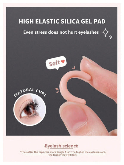 2pcs/1pc Portable Eyelash Curler, Portable Cat Paw Eyelash Curler, Edgeless Long-Lasting Curling Tool, Gentle Partial Clamp For Natural Lashes, Fragrance-Free Manual Eyelash Styler