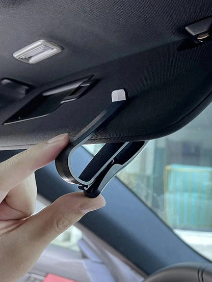 2pcs Black Car Glasses Clips