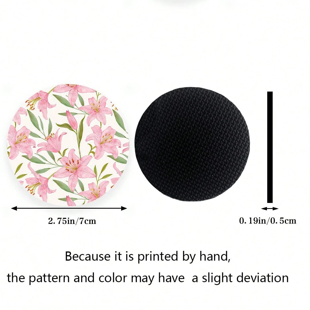 2pcs Car Cup Holder Coasters, Anti- Shockproof Universal Fashion Car Coasters, Insert Interior Accessories, Party Gift