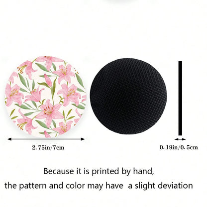2pcs Car Cup Holder Coasters, Anti- Shockproof Universal Fashion Car Coasters, Insert Interior Accessories, Party Gift