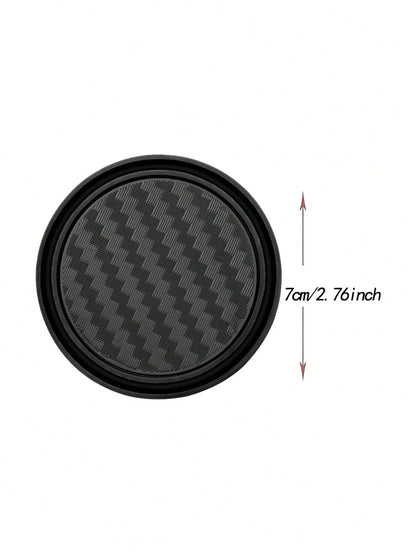 2pcs Car Cup Holder Coasters| Non-Slip Wear-Resistant Car Cup Mats| Universal Cup Holder Liners| Waterproof Stain-Resistant Interior Accessories| Fits Sedans, SUVs, Trucks| Suitable For Drinks An