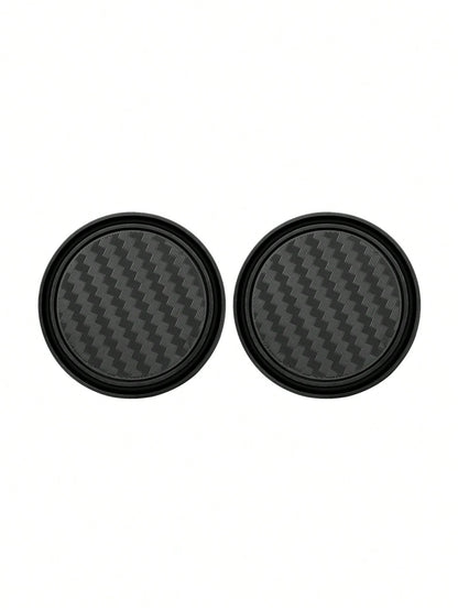 2pcs Car Cup Holder Coasters| Non-Slip Wear-Resistant Car Cup Mats| Universal Cup Holder Liners| Waterproof Stain-Resistant Interior Accessories| Fits Sedans, SUVs, Trucks| Suitable For Drinks An