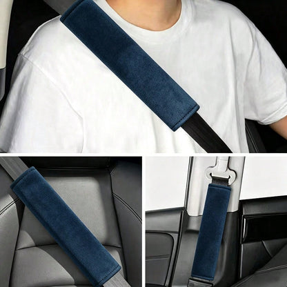 2pcs Car Seat Belt Shoulder Pads, Car Interior Accessories, Unisex Car Seat Belt Protectors, Seat Belt Shoulder Covers, Soft Comfortable Cool, Summer Essential