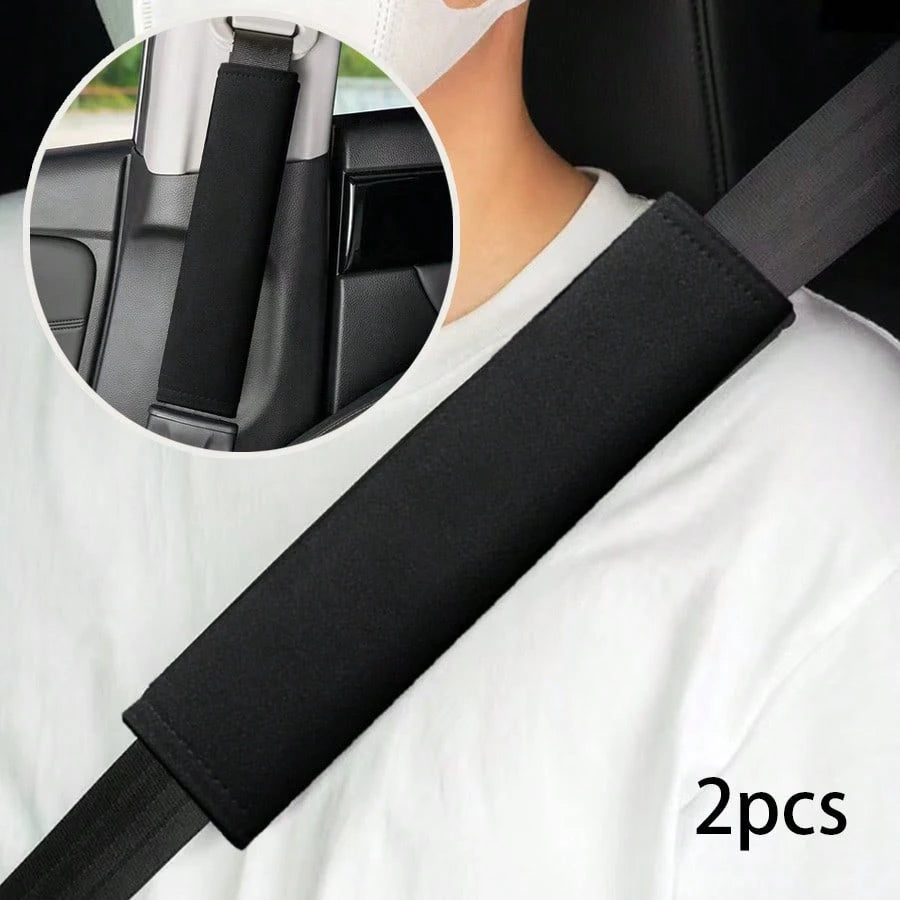 2pcs Car Seat Belt Shoulder Pads, Car Interior Accessories, Unisex Car Seat Belt Protectors, Seat Belt Shoulder Covers, Soft Comfortable Cool, Summer Essential
