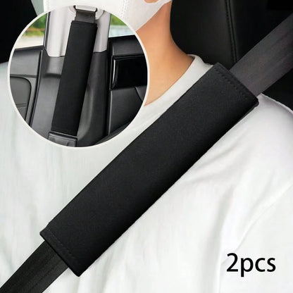 2pcs Car Seat Belt Shoulder Pads, Unisex Auto Interior Accessories, Soft & Breathable Seat Belt Covers, Essential Summer Item,Car Accessories