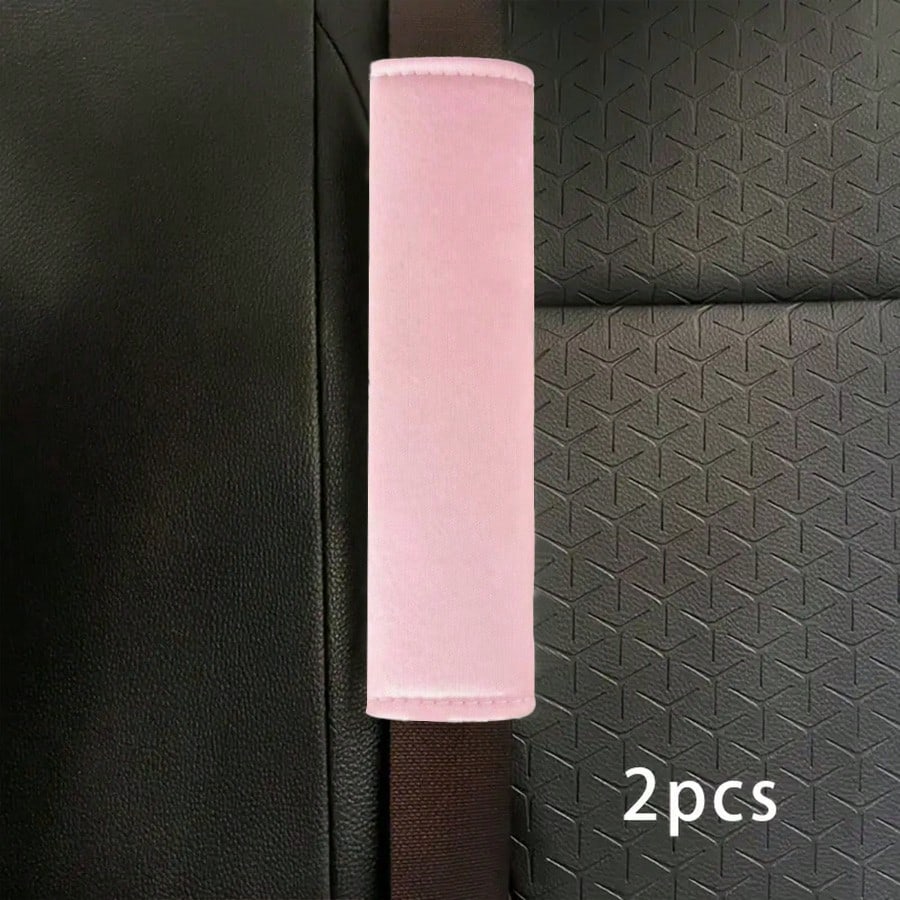 2pcs Car Seat Belt Shoulder Pads, Unisex Auto Interior Accessories, Soft & Breathable Seat Belt Covers, Essential Summer Item,Car Accessories