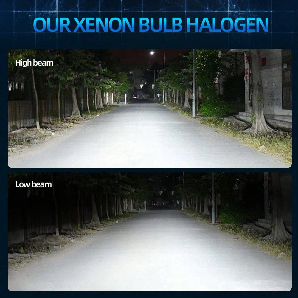 2pcs H1 H3 H7 H11 9005/HB3 9006/HB4 9012 9004 9007 H4 H13 Car Headlight High/Low Beam Combo, 12V 6500K Super White 150000LM, High-Speed Fan Bright 3570CSP Chip, Plug & Play Bulb, Super Focused Beam, A