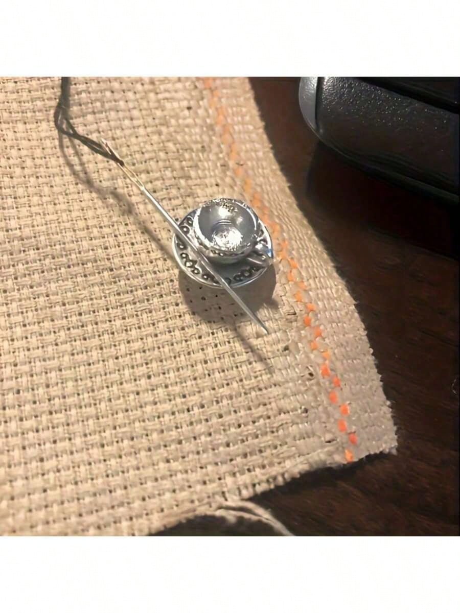 2pcs Mini Magnetic Needle Case With Tea Cup Design- Ideal For Embroidery, Crafts And Sewing- Great For Sewing Enthusiasts Needle And Thread Organizer