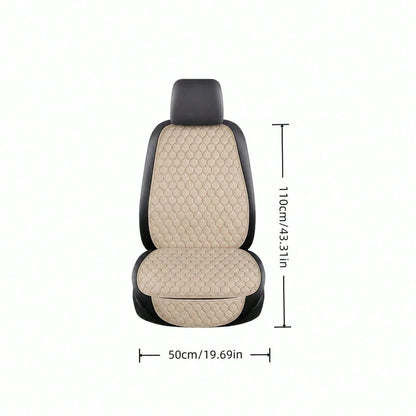 2pcs Universal Car Seat Cushions, All-Season Comfortable, Non-Slip Design, Suitable For Front Seats And Backrests