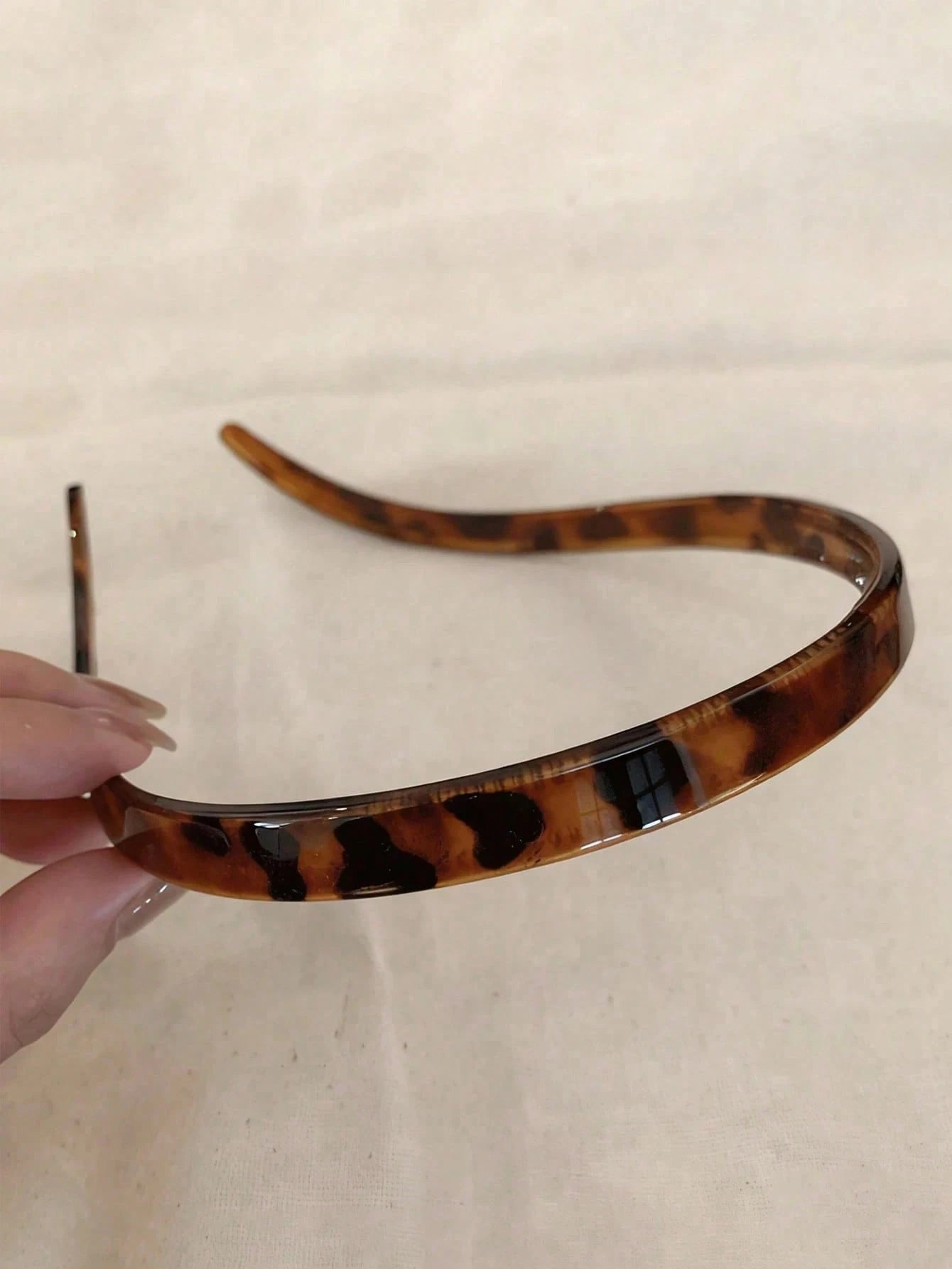 3/1pc Leopard Print Fashion Versatile Headband For Women, Suitable For Daily Outings, Bathing, Face Washing And Matching Outfits
