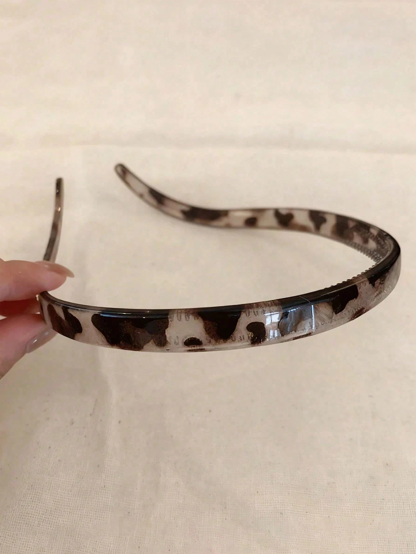 3/1pc Leopard Print Fashion Versatile Headband For Women, Suitable For Daily Outings, Bathing, Face Washing And Matching Outfits