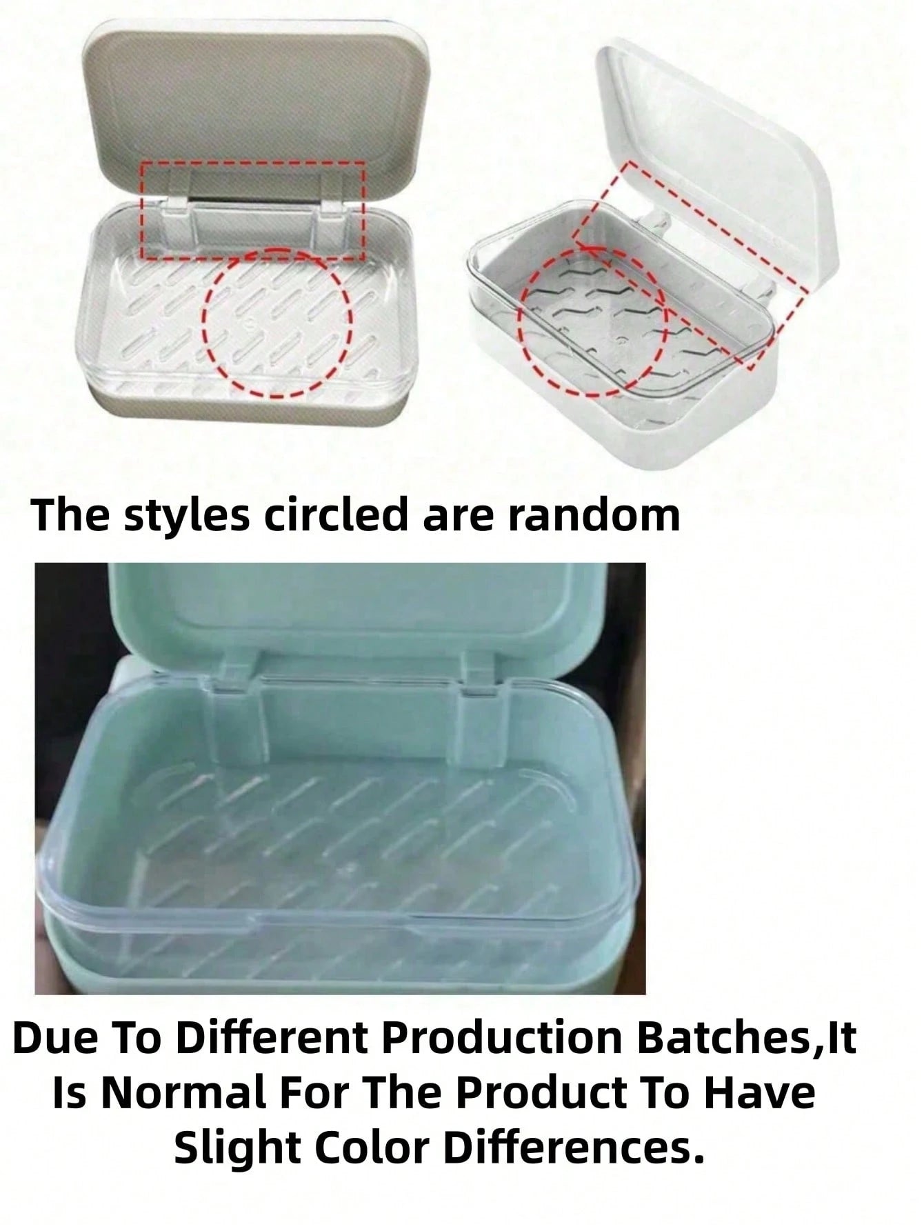 3/2pcs Color Block Double Layer Flip Top Soap Box, Minimalist Travel Soap Box With Lid, Creative Soap Tray With Drainage System, Transparent Storage Box, Suitable For Bathroom And Travel, No Drilling