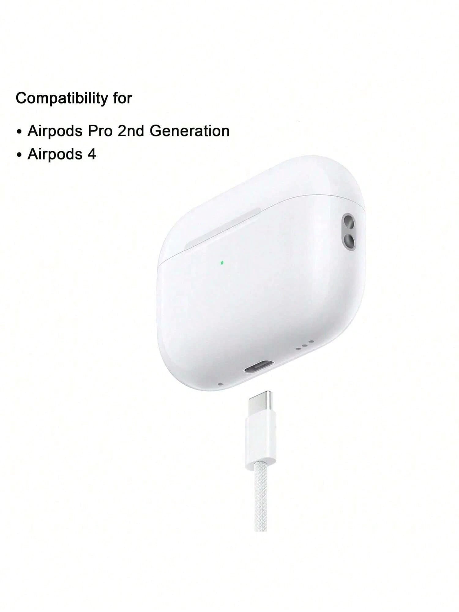 3.3/6.6/10ft Nylon Braided USB-C To Type-C Fast Charging Cable, Compatible With IPhone 17/16/15, Android Phones, Suitable For Indoor/Outdoor/Travel And Car Use, Support Fast Charging