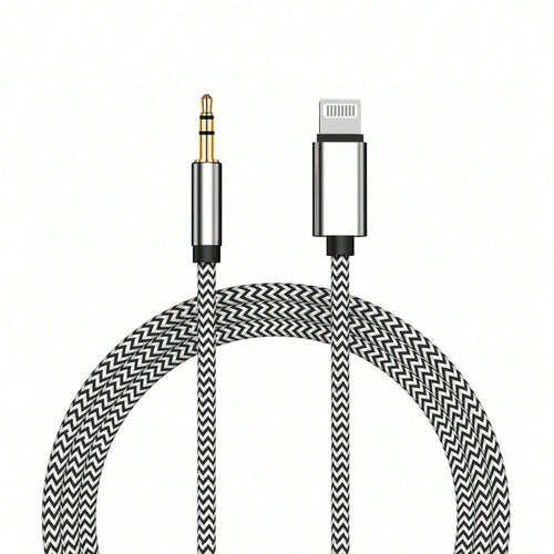 3.5mm Auxiliary Audio Jack Adapter Compatible With IPhone, Suitable For Car, Home Stereo/Speaker/Headphone, Compatible With IPhone 14/13/12/11/XS/XR/8/7/6 Series