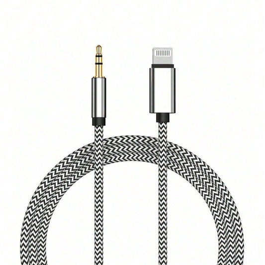 3.5mm Auxiliary Audio Jack Adapter Compatible With IPhone, Suitable For Car, Home Stereo/Speaker/Headphone, Compatible With IPhone 14/13/12/11/XS/XR/8/7/6 Series