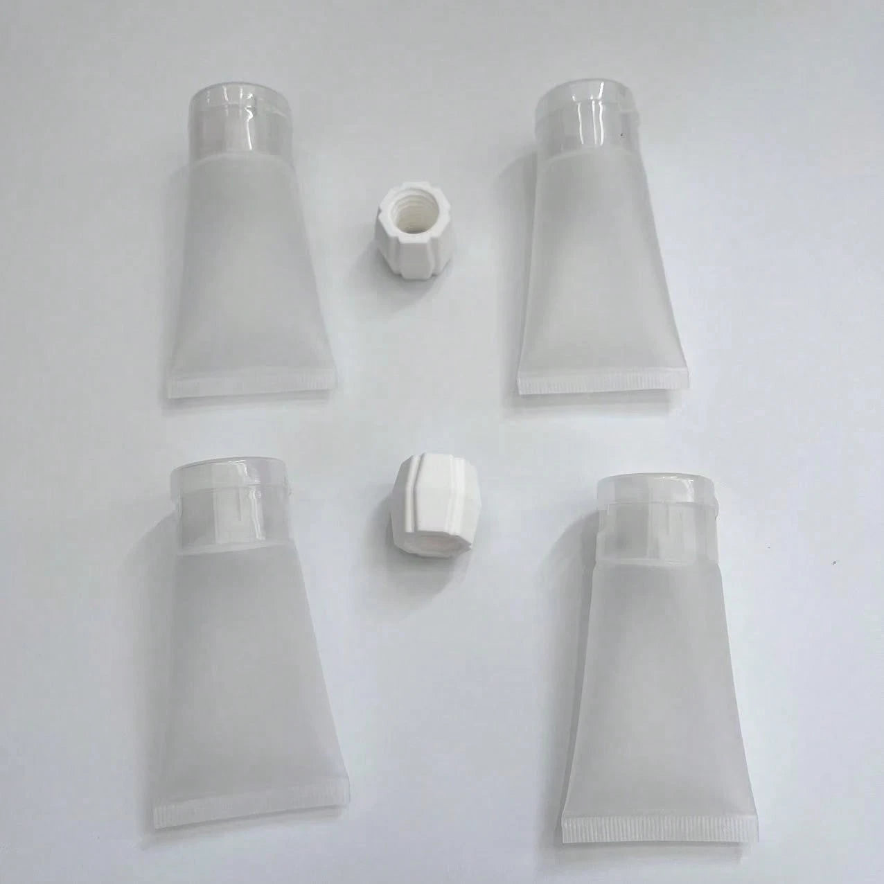 3/6pcs Plastic Toothpaste/Facial Cleanser Dispenser Adapters, Convenient Toothpaste & Face Wash Refill Home Accessories, Toothpaste Travel Set