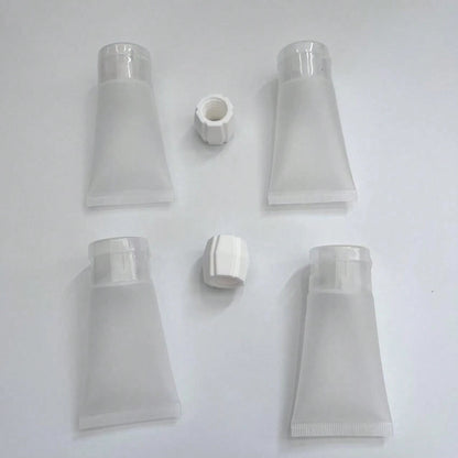 3/6pcs Plastic Toothpaste/Facial Cleanser Dispenser Adapters, Convenient Toothpaste & Face Wash Refill Home Accessories, Toothpaste Travel Set