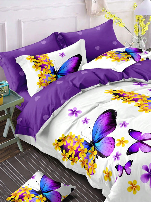 3 PiecesBedding Set (1 Duvet Cover + 2 Pillowcases, Without Quilt And Pillow Insert), Soft & Comfortable, Machine Washable, Home Decor, Holiday Gift