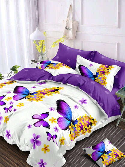 3 PiecesBedding Set (1 Duvet Cover + 2 Pillowcases, Without Quilt And Pillow Insert), Soft & Comfortable, Machine Washable, Home Decor, Holiday Gift