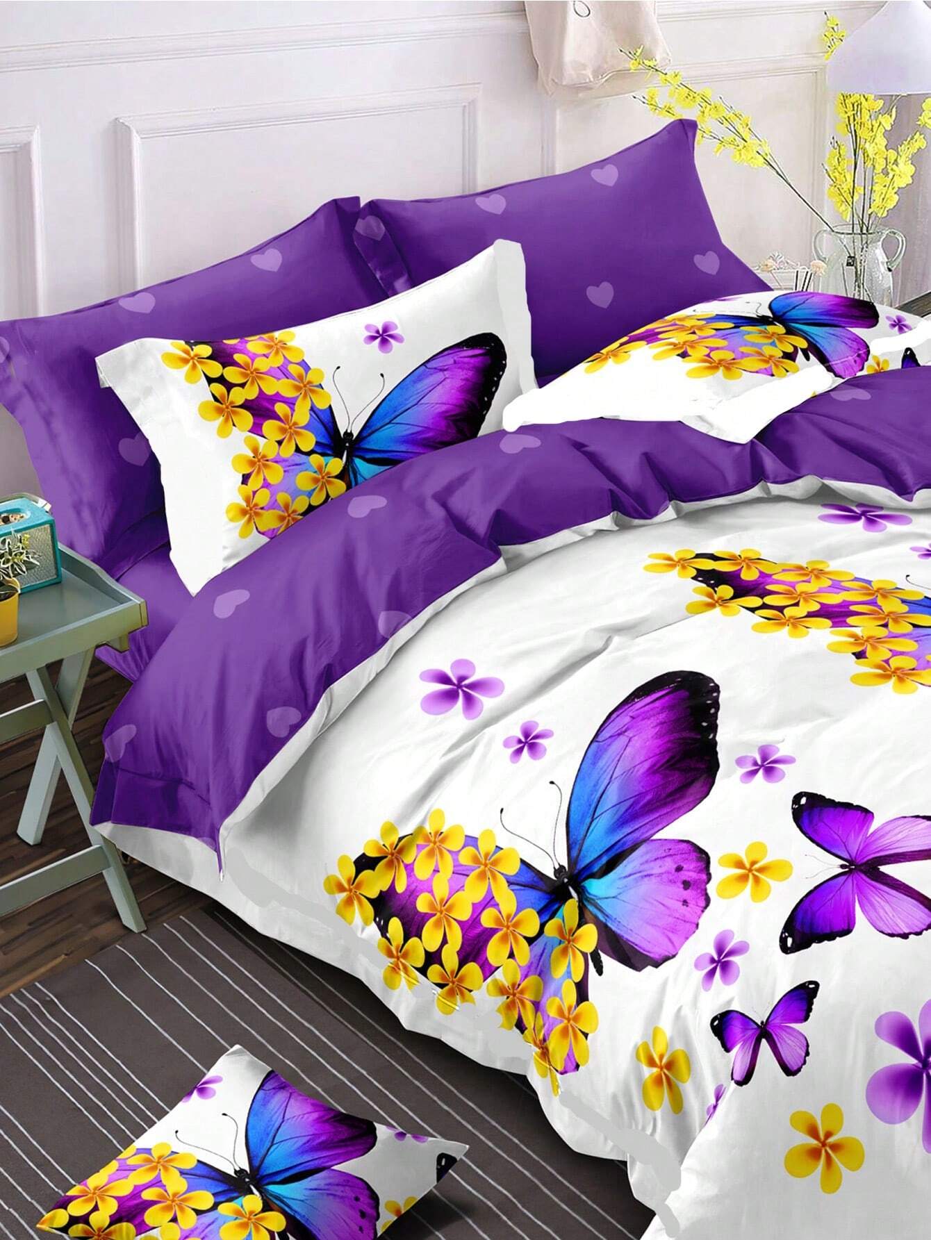 3 PiecesBedding Set (1 Duvet Cover + 2 Pillowcases, Without Quilt And Pillow Insert), Soft & Comfortable, Machine Washable, Home Decor, Holiday Gift