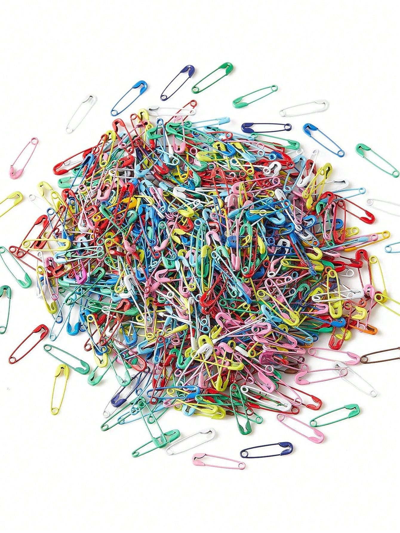 300pcs Colorful Safety Pins, Made Of High-Quality Metal, Bright And Vibrant Colors, Suitable For Sewing Projects, Handmade Crafts, Jewelry Making And Organizing Craft Accessories, Available In 10pcs