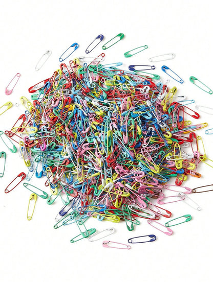 300pcs Colorful Safety Pins, Made Of High-Quality Metal, Bright And Vibrant Colors, Suitable For Sewing Projects, Handmade Crafts, Jewelry Making And Organizing Craft Accessories, Available In 10pcs