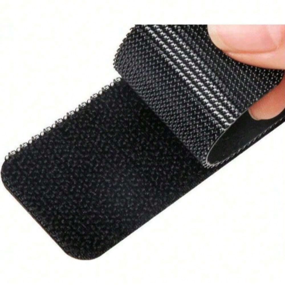 30pcs Self Adhesive Hook And Loop Strips, Sticky Back Tape Fastener, Heavy Duty Mounting Strips For Home Or Office Use- Instead Of Holes And Screws,Adhesive Fastener Hook Loop With Glue For DIY Sofa