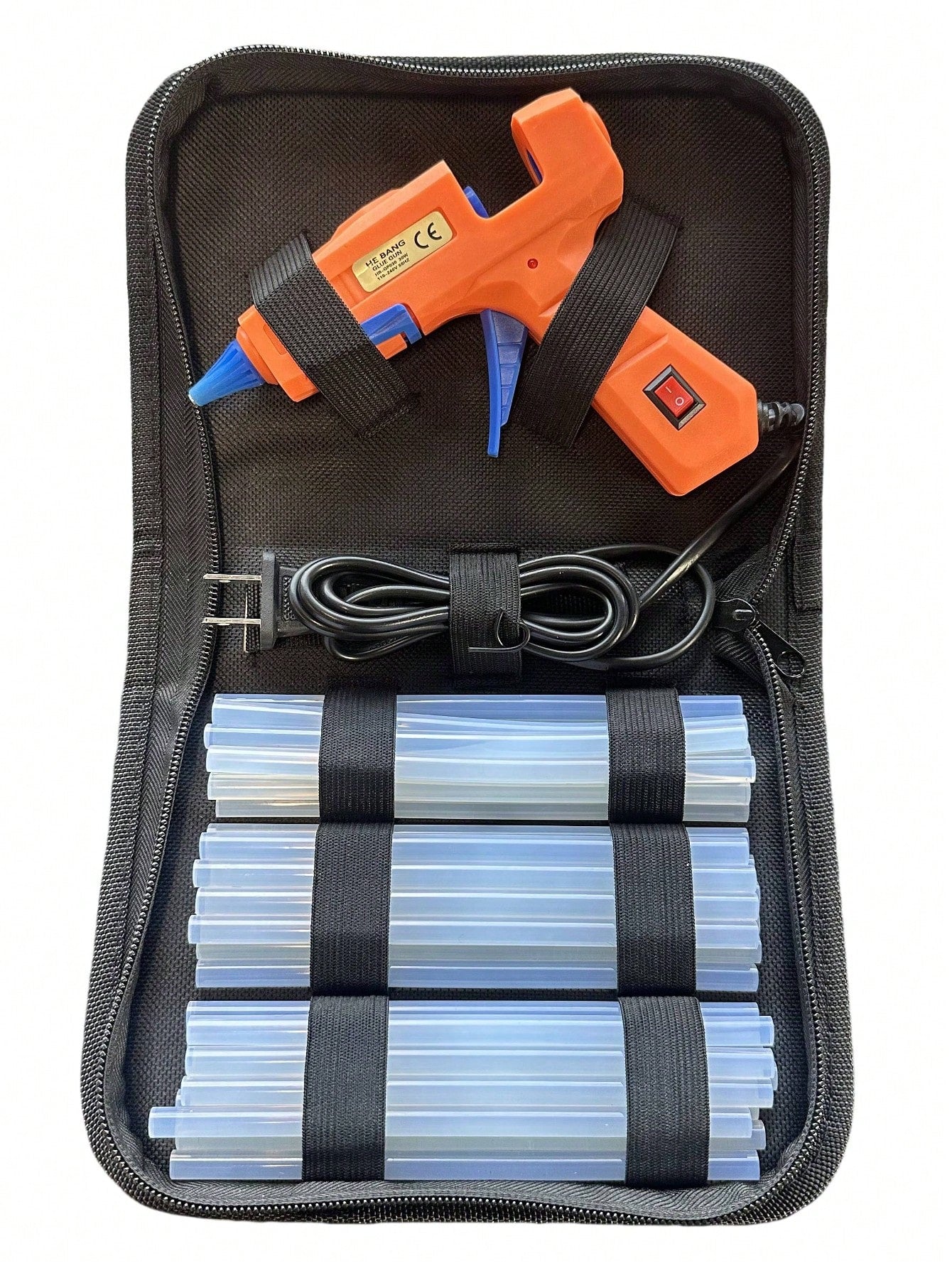 30W Hot Melt Glue Gun Kit With 30pcs 0.27x5.9 Inches (7x150mm) Glue Gun Stick For School Crafts DIY Arts And Quick Home Repairs