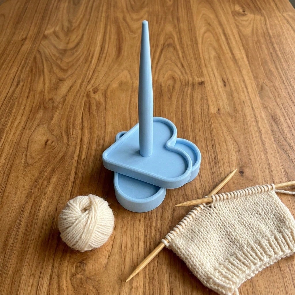360° Rotating Heart-Shaped Yarn Holder- Yarn Bowl Organizer Rack For Crochet And Knitting, Creative Yarn Display Rack