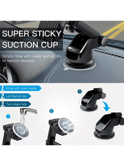 360° Universal Handsfree Mount Holder Car Windshield Air Vent Dashboard Stand For Mobile Cell Phone GPS, For IPhone And Android,Portable,Stable Car Mount