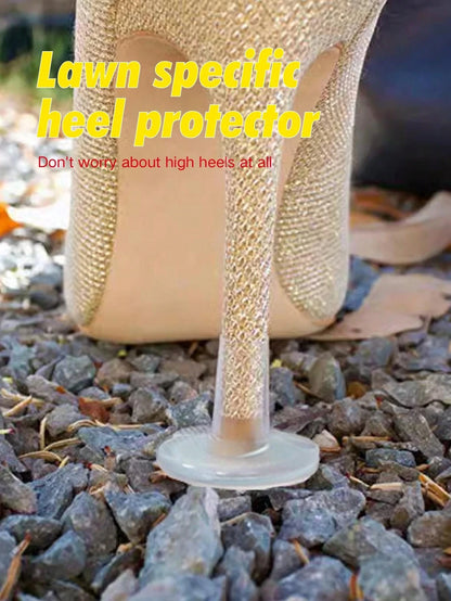 3pairs Quiet, Anti-Slip, Silent Shoe Heel Covers For Lawn, Wedding, Office, Party Use, For Women Sandals Women Pumps, Shoes Accessories For Women