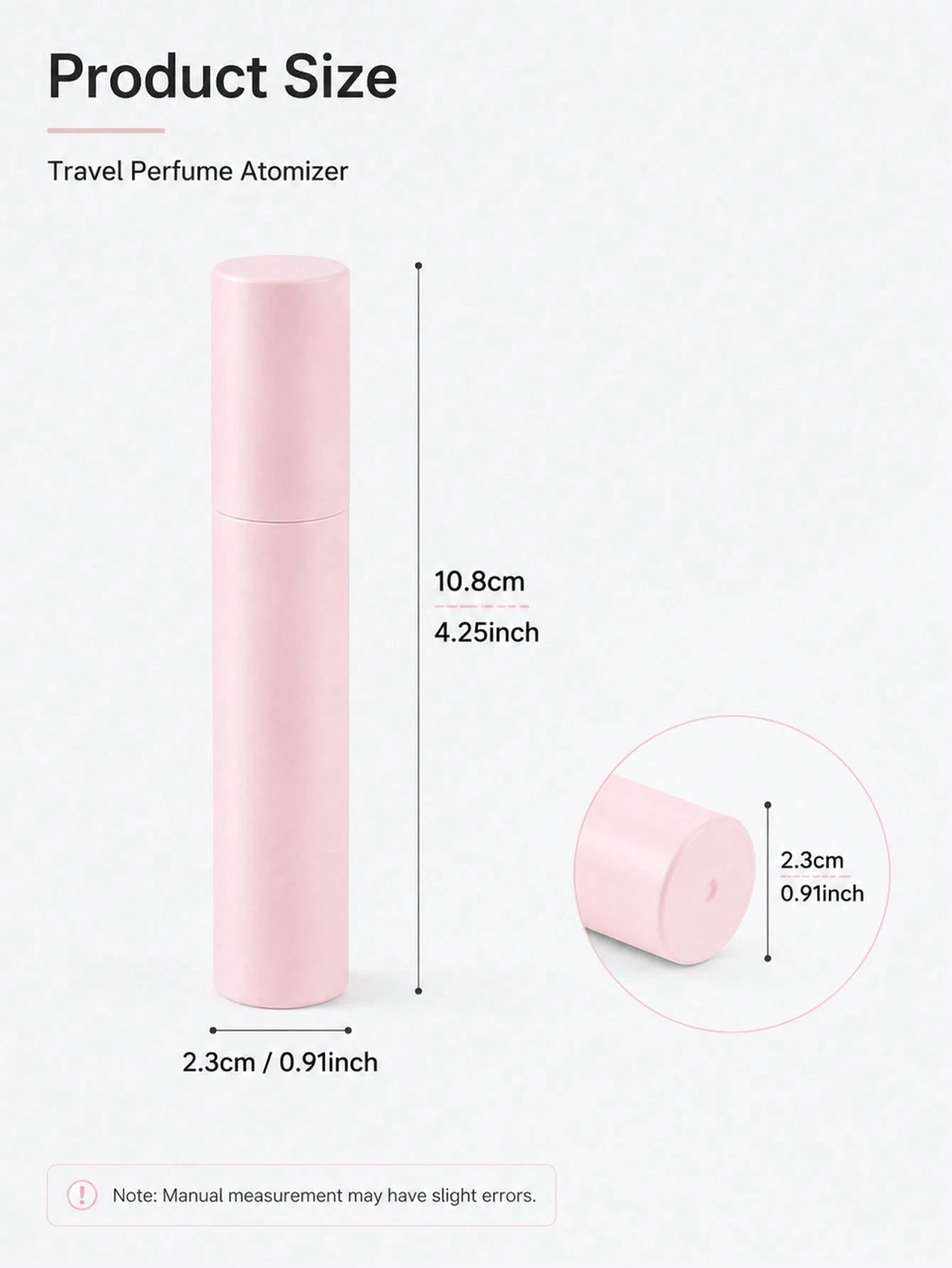 3pcs/2pcs 10ML Portable Perfume Refillable Spray Bottles With Dispenser, Solid Color Shell With Glass Inner Liner, Leak-Proof And Corrosion-Resistant, Refillable For Perfume, Toner, Spray. Compact And
