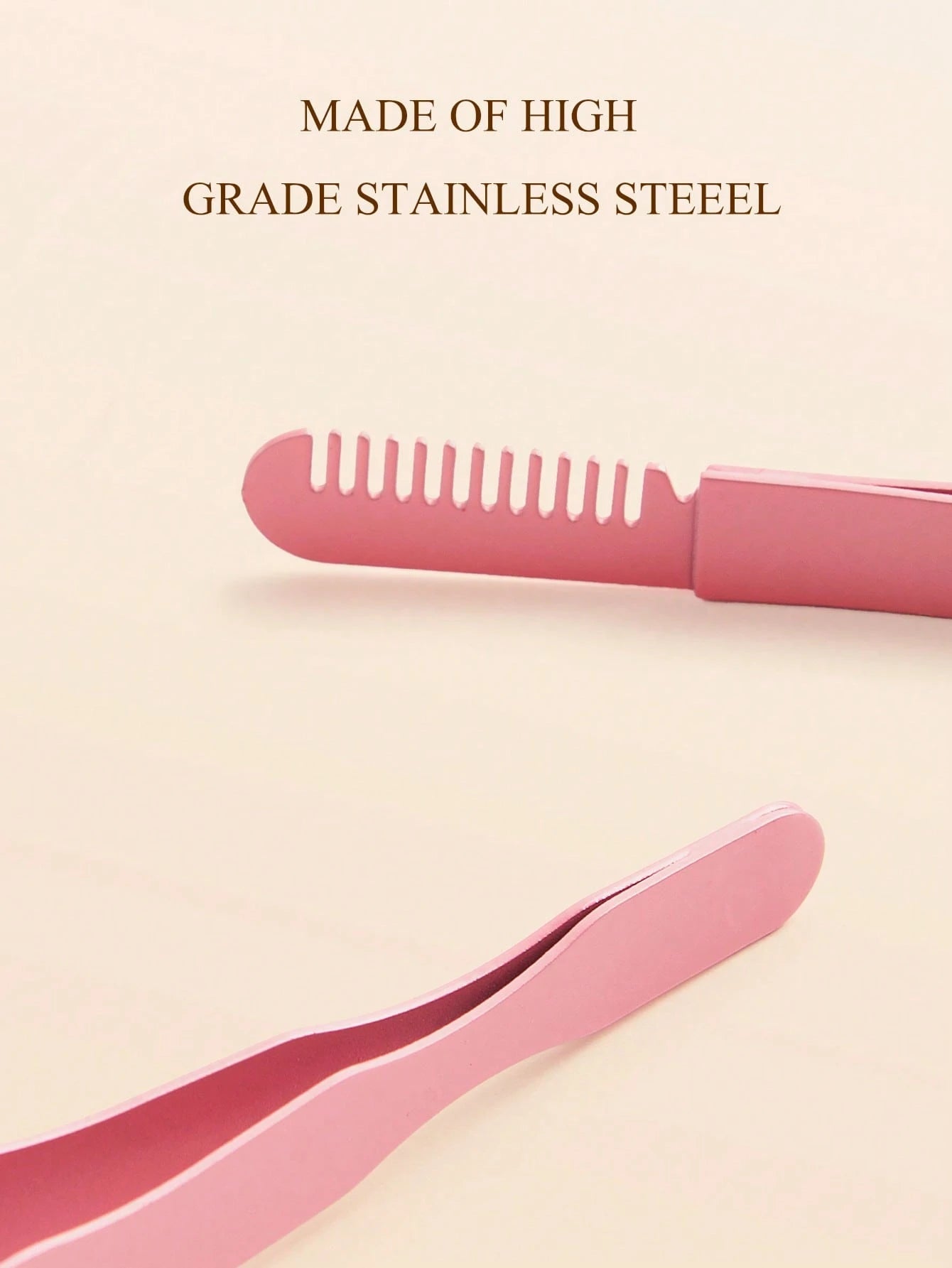 3pcs Pink Seahorse Clip + Gourd Clip + Comb Clip, False Eyelash Applicator Tweezers Set, Precise Grip Easy To Use, Effortless Application Of False Eyelashes, Makeup Tool, Home Essential, Travel Portab