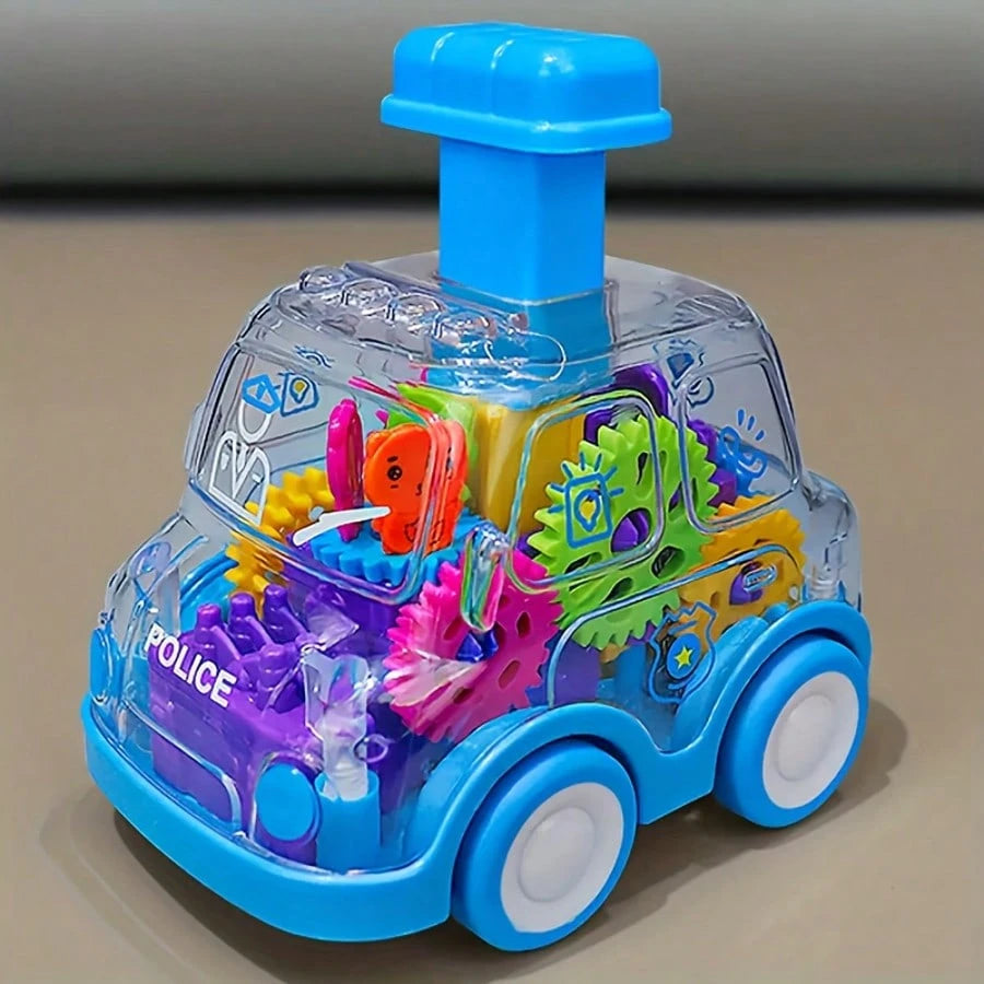 3PCS Press Type Small Car Inertia Rebound Car Puzzle Toy- Impact Resistant, Battery Free, Multiple Color Options- Perfect For Birthday Parties And Christmas Gifts