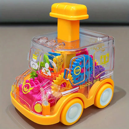 3PCS Press Type Small Car Inertia Rebound Car Puzzle Toy- Impact Resistant, Battery Free, Multiple Color Options- Perfect For Birthday Parties And Christmas Gifts