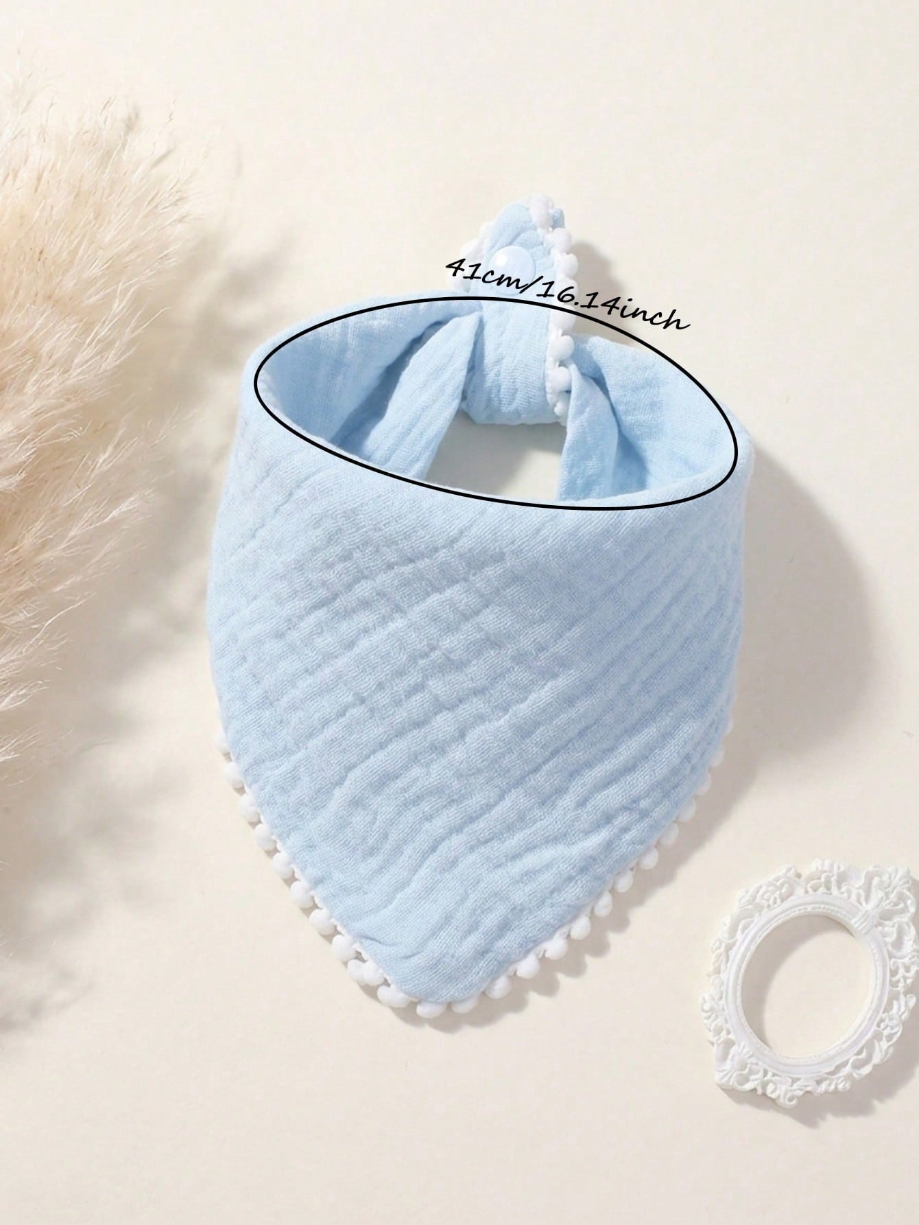 3pcs Summer Fresh Color Cute Triangle Ruffle Baby Bibs, Soft Skin-Friendly Princess Infant Drool Bib Set