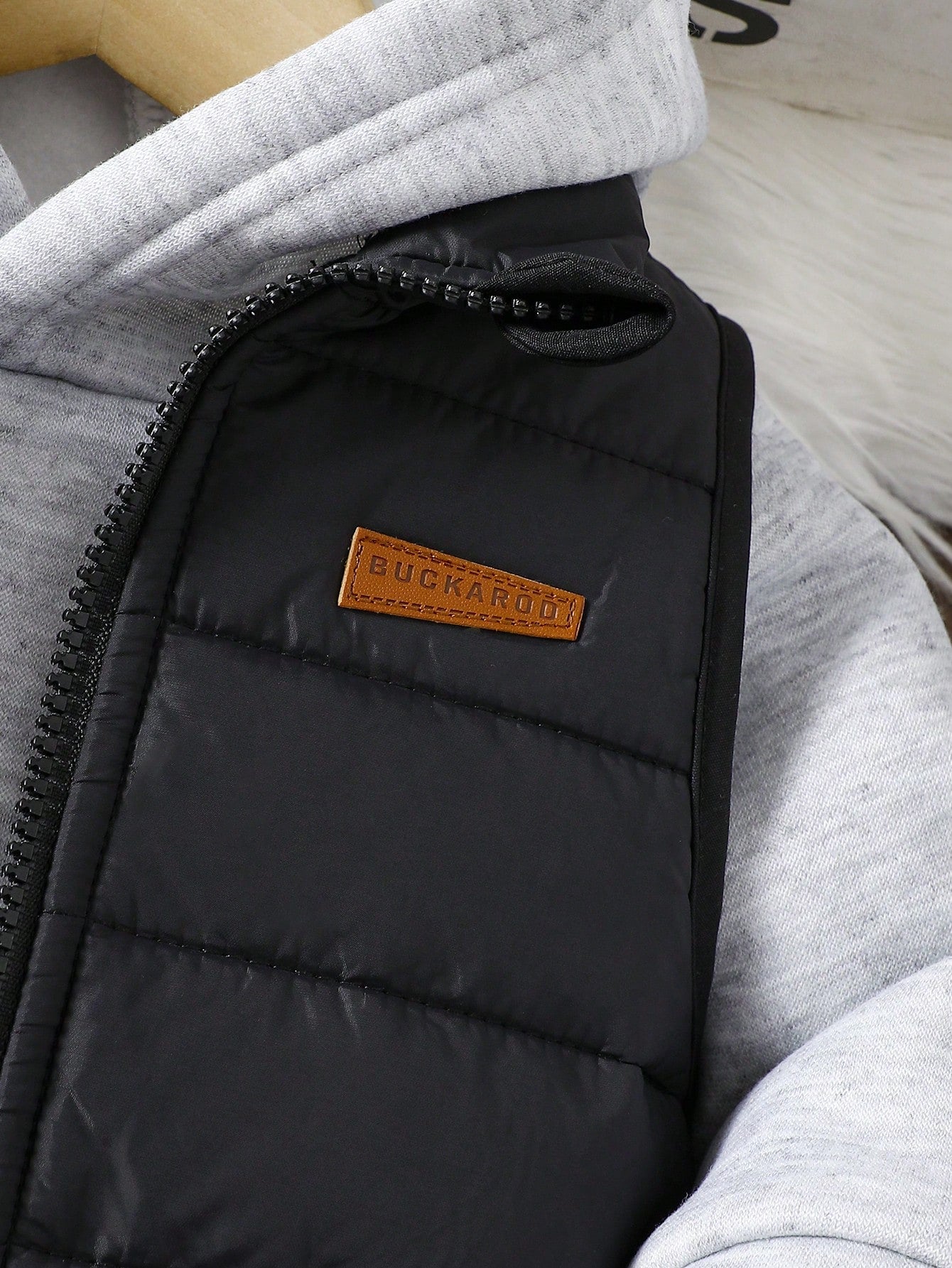 3pcs Toddler Baby Boy Winter Casual Outfit, Cozy Thickened Fleece Lined Hoodie Sweatpants With Zip-Up Gilet Quilted Vest Kawaii Cute Back To School