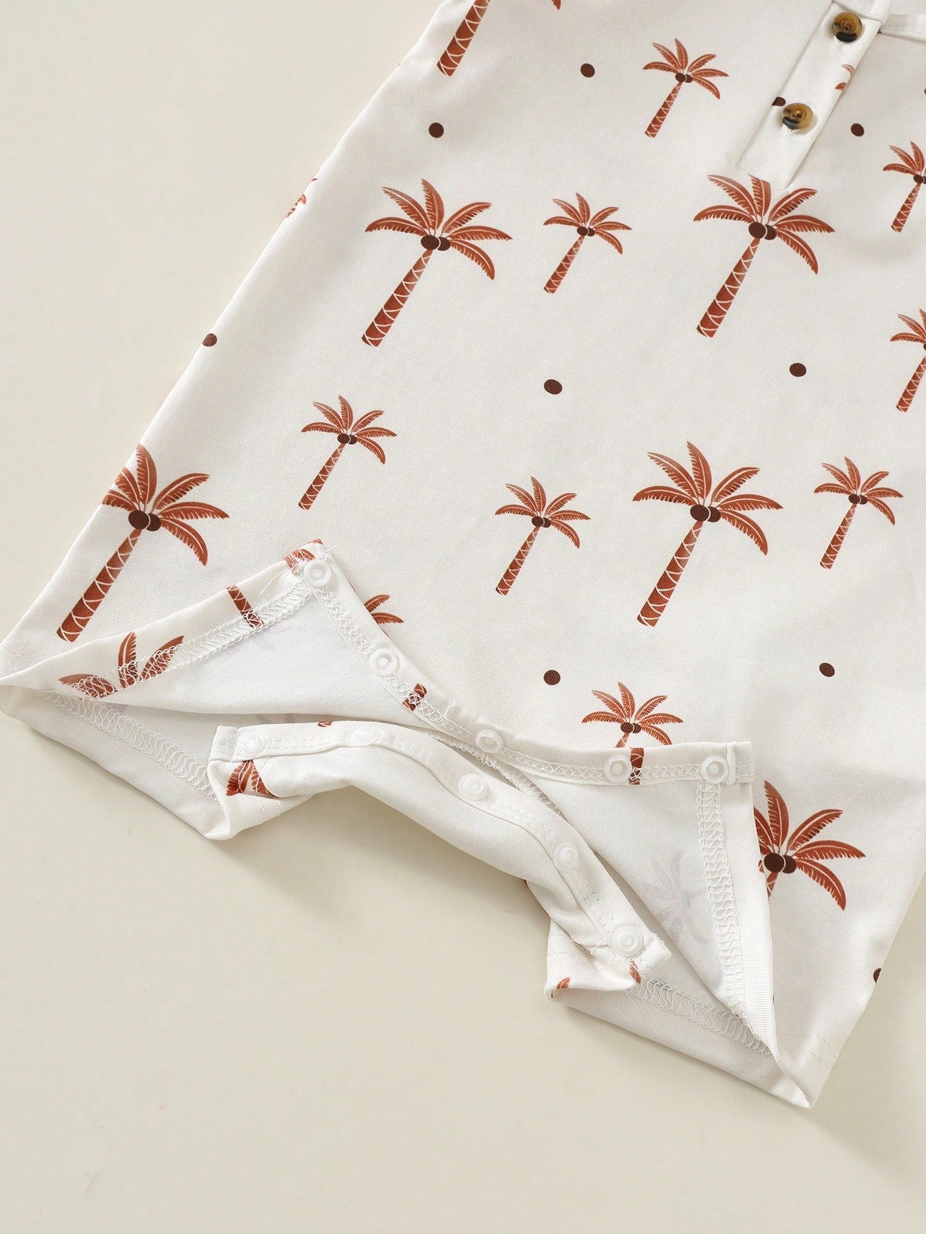 3pcs Unisex Baby Boy Spring/Summer Cute Coconut Tree And Striped Print Sleeveless Romper Shorts Multi-Pack, Spring/Summer Baby Boy Clothes 6pcs, Get 3 Pcs Random