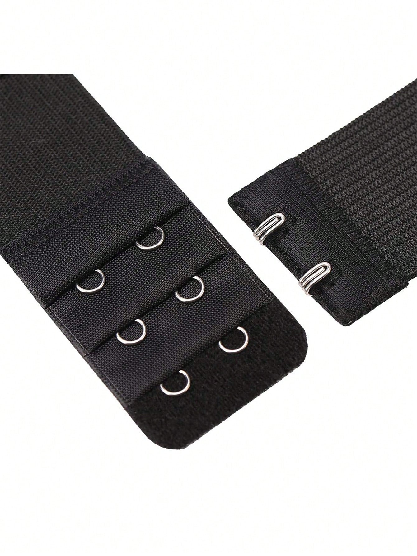 3pcs Women's Bra Extenders 2 Hooks/3 Hooks/4 Hooks Bra Extension,Soft Stretchy Back Bra Extension Strap,Bra Extension Strap, Ladies' Lingerie Clasps For Bra Band
